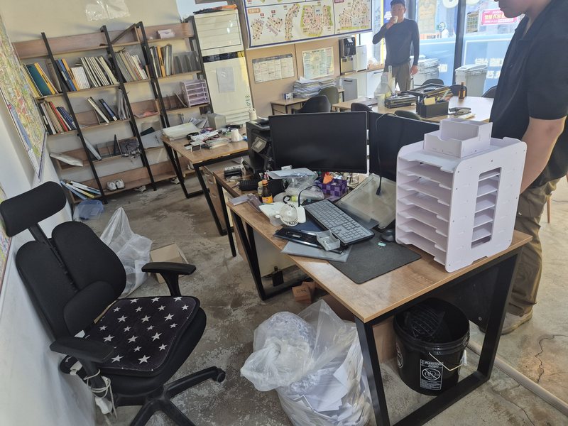 센트럴파크역 집기철거 관련 사진
